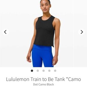 Lululemon Train to Be Tank | Size 6